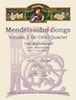 Mendelssohn Songs: Volume 2 for Cello Quartet - Cello 3