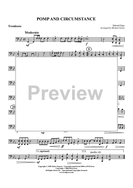 Pomp and Circumstance - Trombone