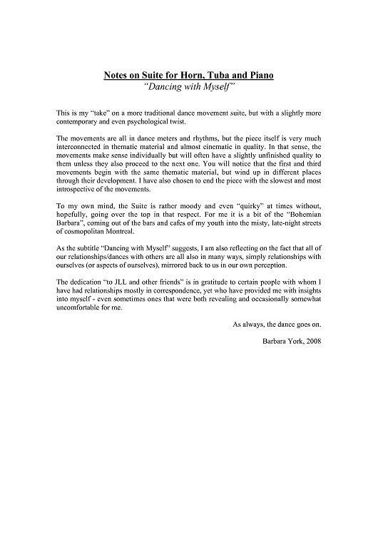 Suite for Horn and Tuba - Piano Score