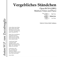 Vergebliches Ständchen Op.84 No. 4