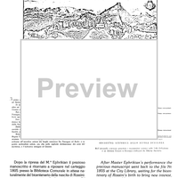 Per la Commermorazione di Antonia Canova [score] - Preface