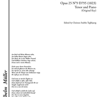 Des Müllers Blumen Op.25 No. 9 D795