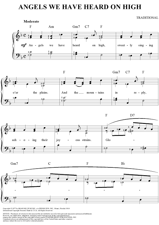 Angels We Have Heard On High