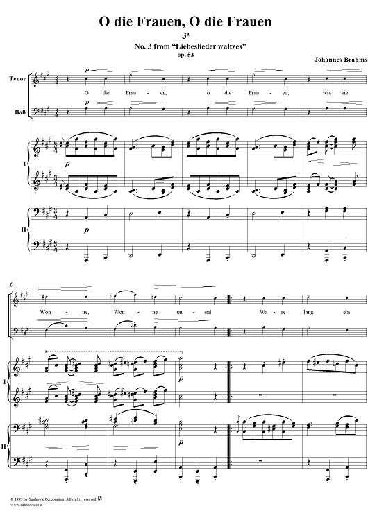 3. O die Frauen, O die Frauen