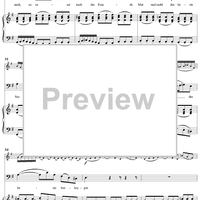 "Gleichwie die wilden Meeres-Wellen", Aria, No. 3 from Cantata No. 178: "Wo Gott der Herr nicht bei uns hält" - Piano Score