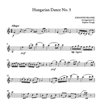 Hungarian Dance No. 5 - Clarinet
