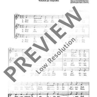 Drei Volksweisen - Choral Score