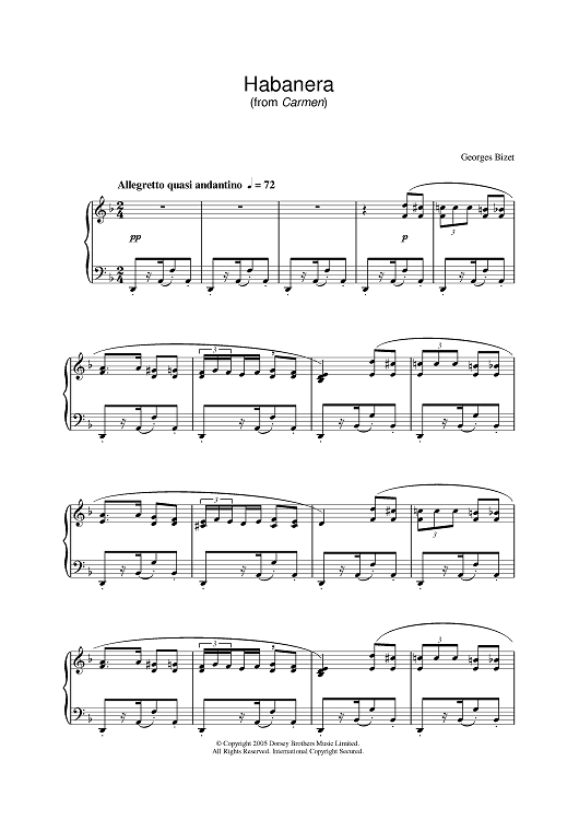 Habanera (from Carmen)