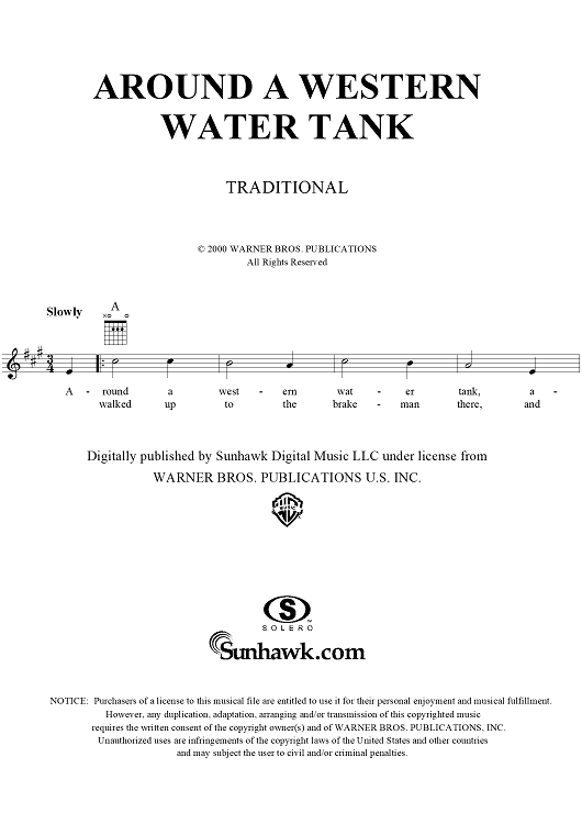 Around a Western Water Tank