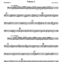 Donut Etudes: Coordination Studies, Volume 2 - Trombone 3