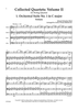 Collected Quartets Volume 2 - Score