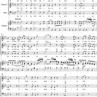 Cantata for Two Tenors, Bass, and Soprano: "Dir, Seele des Weltalls", K. 429 (K. 420a) - Full Score
