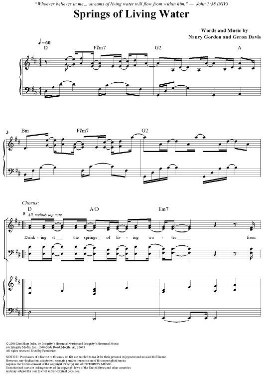 Springs of Living Water