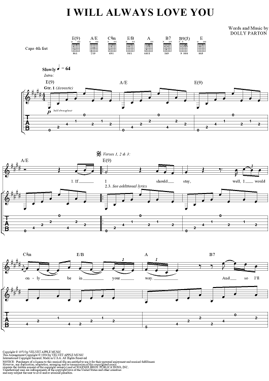 I Will Always Love You