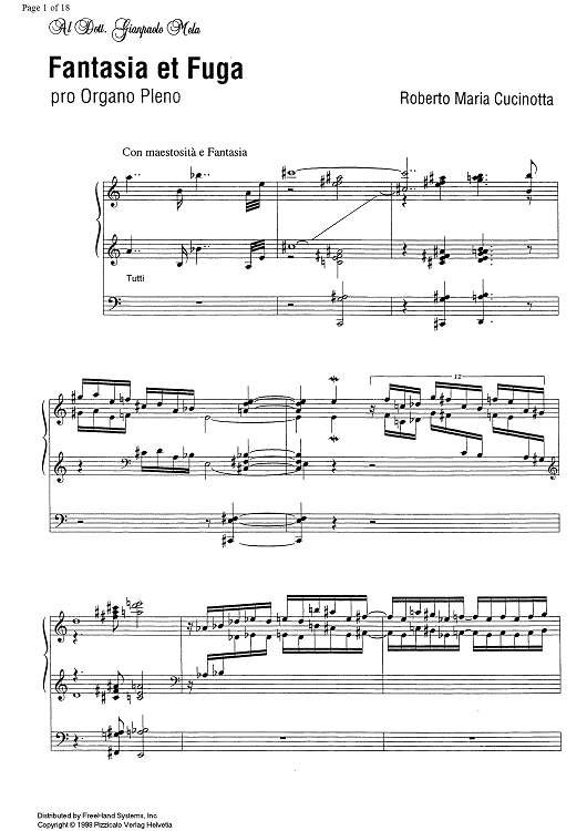 Fantasia et Fuga