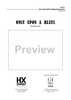 Once Upon a Blues - Score