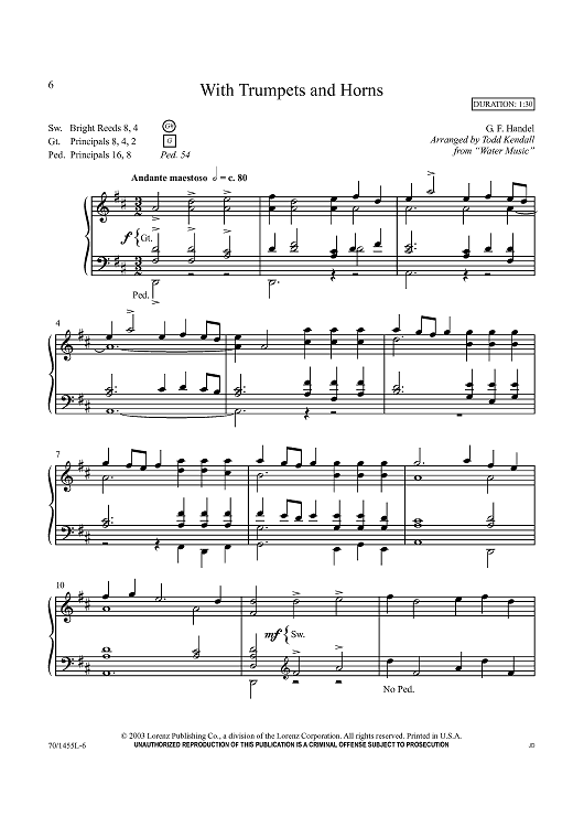 With Trumpets and Horns