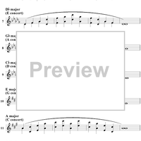 Arpeggio Studies - E-flat Instruments