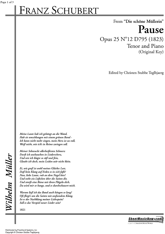 Pause Op.25 No.12 D795