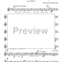 Dance of the Sugar-Plum Fairy - from The Nutcracker - Part 2 Flute, Oboe or Violin