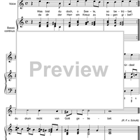 Was bist du doch, o Seele