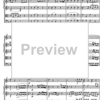 Divertimento No.10 F Major KV247 - Score