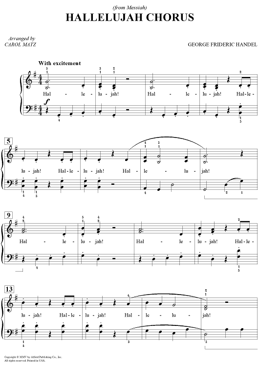 Hallelujah Chorus (from Messiah)