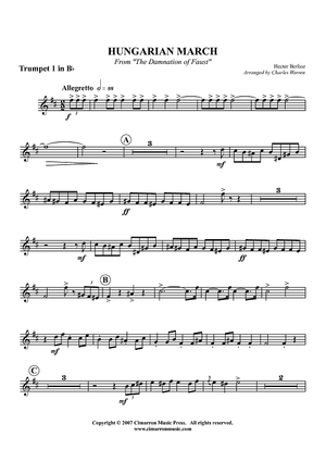 Hungarian March from "The Damnation of Faust" - Trumpet 1 in Bb