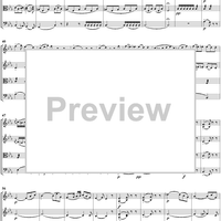 String Quartet No. 10 in E-flat Major, Op. posth. 125, No. 1 - Score