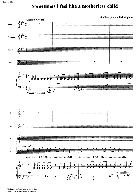 Sometimes I Fell Like a Motherless Child