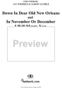 Down in Dear Old New Orleans/In November or December I Will Marry You (Turkey Trot)