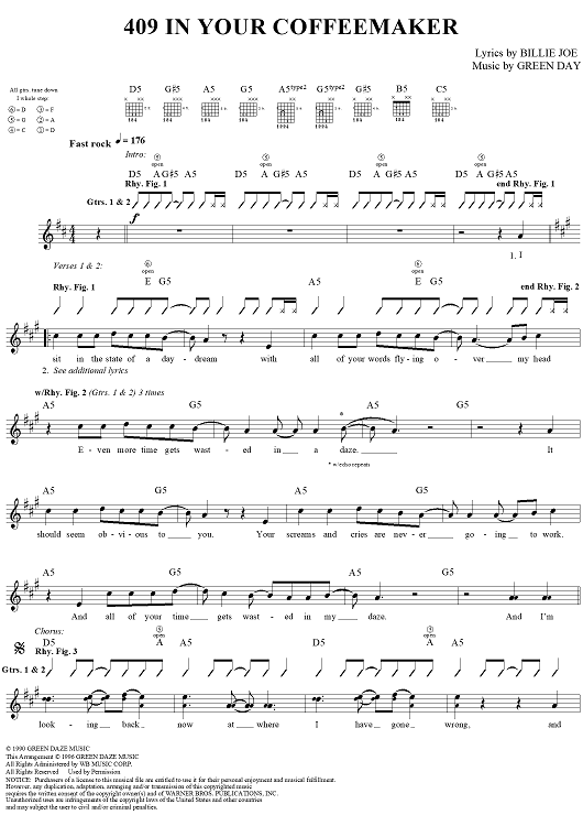 409 In Your Coffemaker