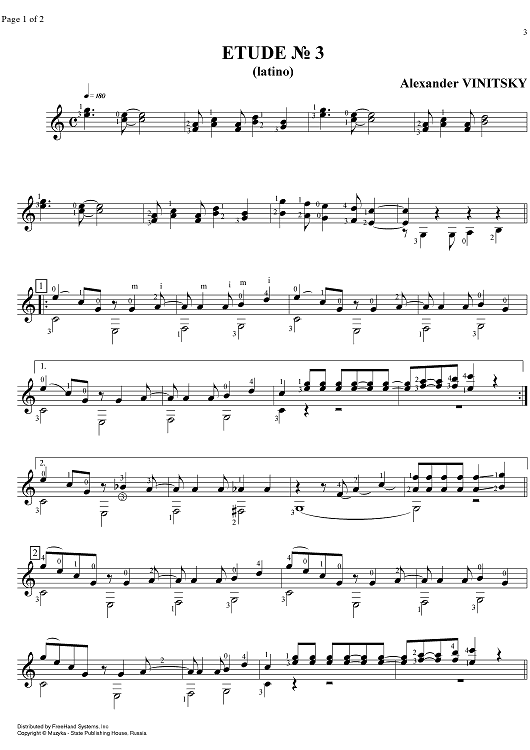 Etude No. 3