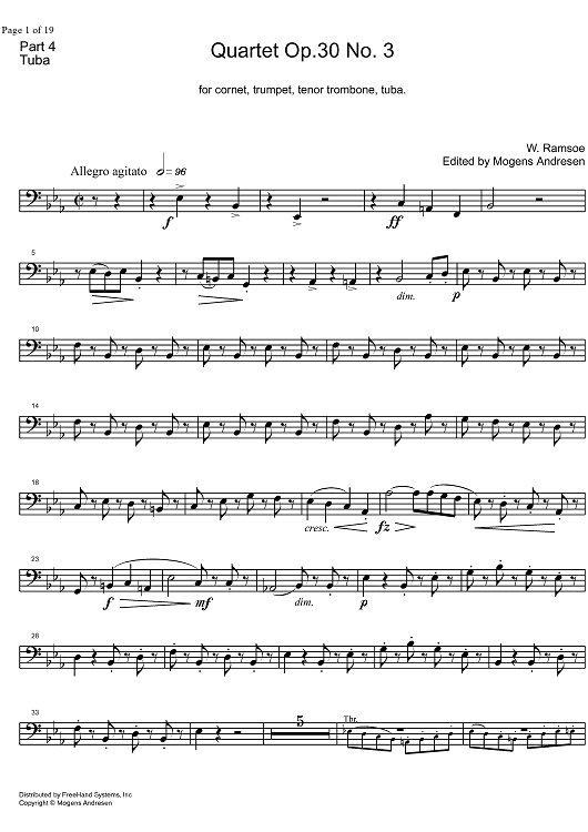 Quartet Op.30 No. 3 - Tuba
