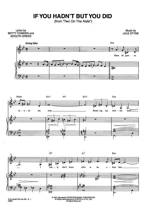 If You Hadn't But You Did