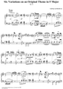 Six Variations on an Original Theme in F Major, Op. 34