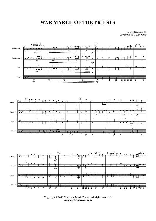 War of the March Priests - Score