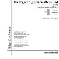 Du laegger dig ned en Aftenstund