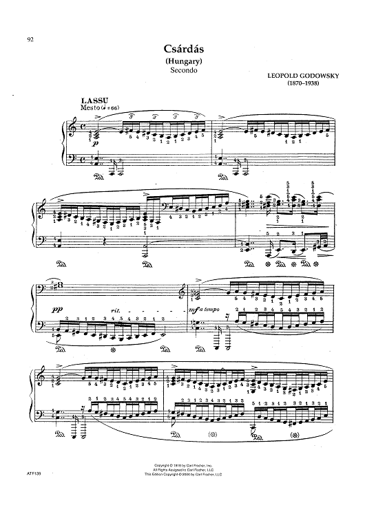 Csárdás (Hungary) - from Seven Modern Dances