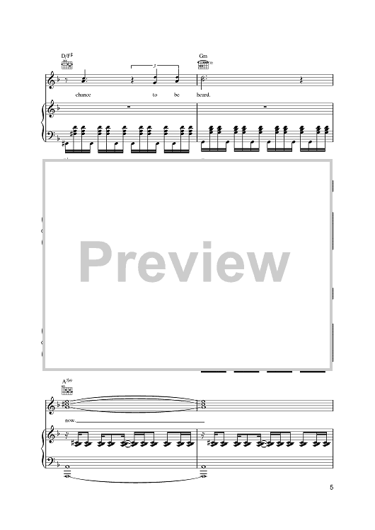 Butterflies And Hurricanes" Sheet Music by Muse for Piano/Vocal/Chords