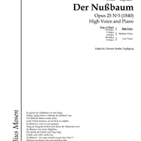 Der Nussbaum Op.25 No. 3