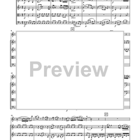 Concerto for Oboe in C Major, K. 314 for Oboe and String Quartet - Score