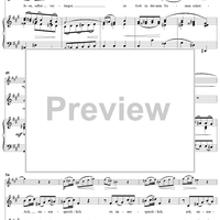 "Ach, unaussprechlich ist die Not", Aria, No. 2 from Cantata No. 116: "Du Friedefürst, Herr Jesu Christ" - Piano Score