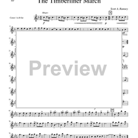 The Timberliner March - Cornet 1 in Bb