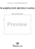 Washington Irving's Song