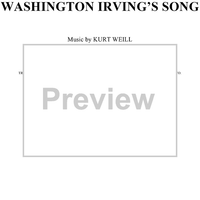 Washington Irving's Song