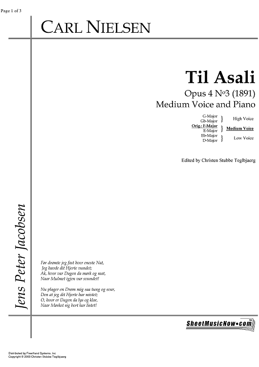 Til Asali Op. 4 No. 3