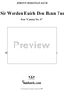 Sie werden euch in den Bann tun - No. 1 from "Cantata No. 44" - BWV44