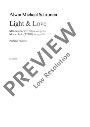 Light & Love - Choral Score