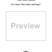An ein Bild - No. 3 from "Nine Lieder and Songs" Op. 63